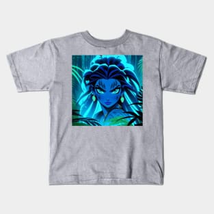 Beautiful jungle girl Kids T-Shirt